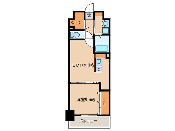 レガリア吉塚の物件間取画像